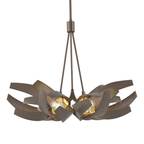 Hubbardton Forge HUB-136502 Corona Brass Accent Pendant