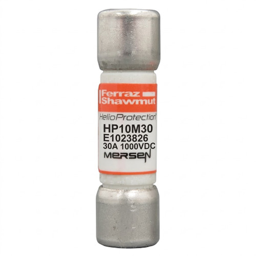 Mersen HP10M Series Photovoltaic gPV Fuse, 1000VDC UL, Ferrule Clip Mount