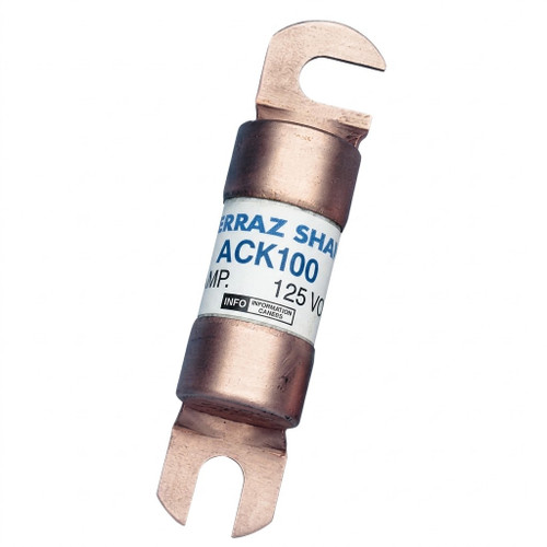 Mersen ACK Series Forklift Truck Time Delay Fuse, Blade Terminal, 125VAC/125VDC
