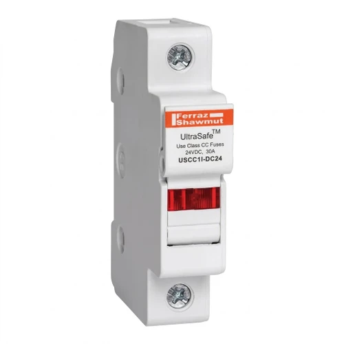 Mersen USCC Series UltraSafe Class CC Fuse Holder, IP20 Finger-Safe
