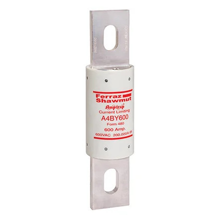 Mersen A4BY Class L Time-Delay Fuse, Blade Terminal, 600VAC/300VDC