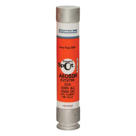 Mersen Class RK1 Time-Delay Fuse, 600VAC/600VDC