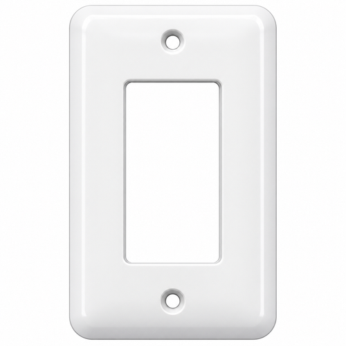 Mulberry 76401 Princess 1-Gang Steel GFI Block Wallplate