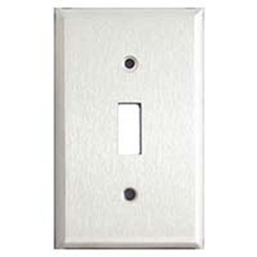 Mulberry 97071 9707 Series 430 Stainless Steel 1-Gang Toggle Wallplate