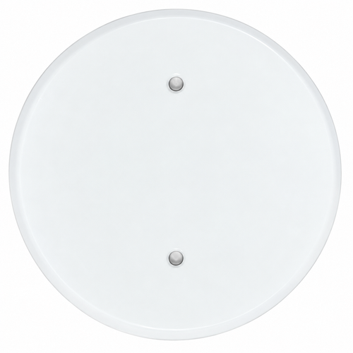 Mulberry 30381W Stamped Aluminum Round Cover, 4-Inch