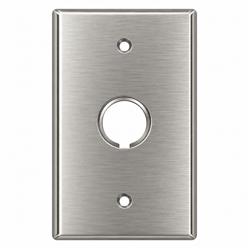 Mulberry 97171 1-Gang Standard Size Wallplate, 430 Stainless Steel