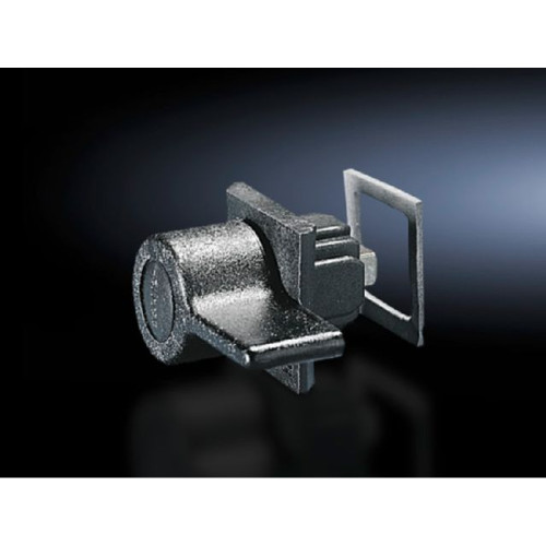 Rittal 2533000 Plastic Enclosure Handle, Lock Insert Alternative, RAL 9011
