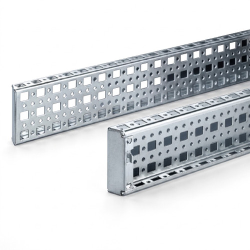 Rittal 8612560 TS System Chassis, 23 x 73 mm, Carbon Steel
