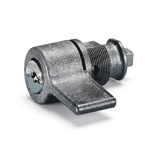 Rittal 1484000 Plastic Handle, RAL 8019 with Lock Cylinder Insert