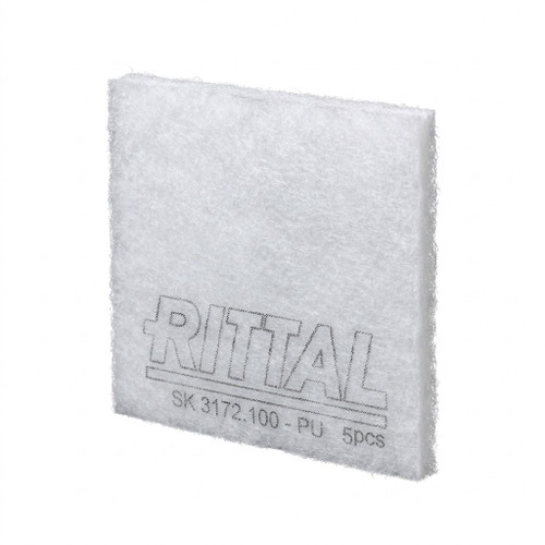 Rittal 3172100 Fleece Filter Mat, Chemical Fiber for Filter Fans
