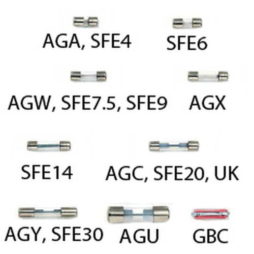 Littelfuse AGA5 AGA Series 5A Glass Fuse