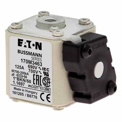 Bussmann 170M-345 High Speed Square Body Fuse, Class aR, 690V AC, 200 kAIC