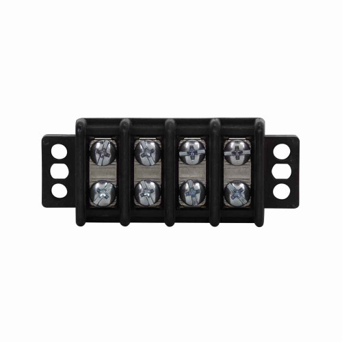 Bussmann TB300 Series Panel Mount Barrier Terminal Block, Molded Thermoplastic