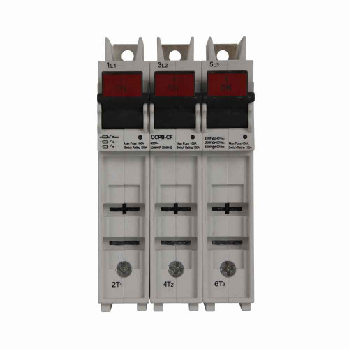 Bussmann CCPB Series Three-Pole Class CF Fusible Disconnect Switch, 600V