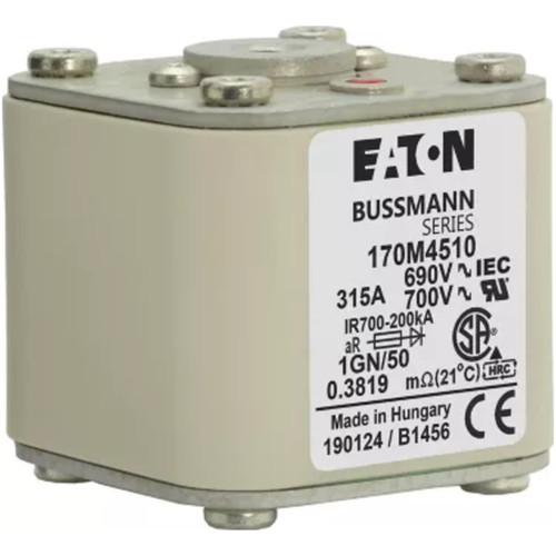 Bussmann 170M-451 Size 1 Class aR High-Speed Fuse-Link, 690V