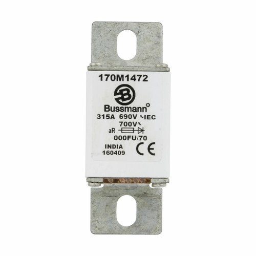 Bussmann 170M1472 Eaton Series High-Speed Square Body Fuse, Class aR, 315A
