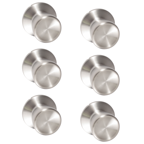 Sure-Loc Tulip Knob 6-Pack for Passage, Privacy and Dummy Doors
