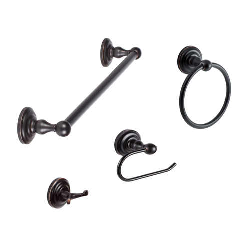 Sure-Loc Boulder Series Single Post Paper Holder Set for Residential Bath Hardware