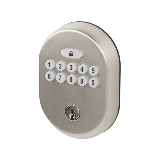 Sure-Loc Electronic Deadbolt, Single Cylinder Round with Keypad Entry