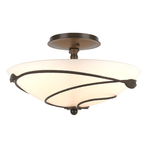 Hubbardton Forge HUB-126712 Forged Leaves Semi-Flush