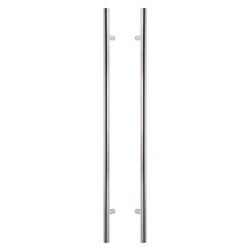 Sure-Loc Round Long Door Pull, Double-Sided for 1/2" - 21/4" Thick Doors