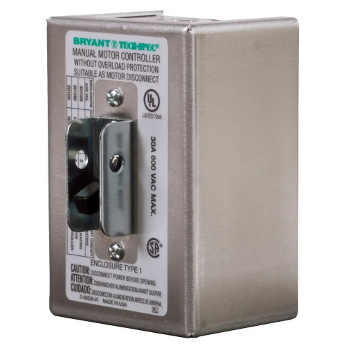 Bryant 30103D 103D Series 600V 3-Pole Manual Disconnect Switch