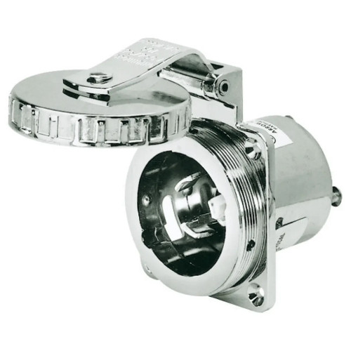 Bryant 6372CR 637 Series Power Inlet, 3-Pole 4-Wire, 50A