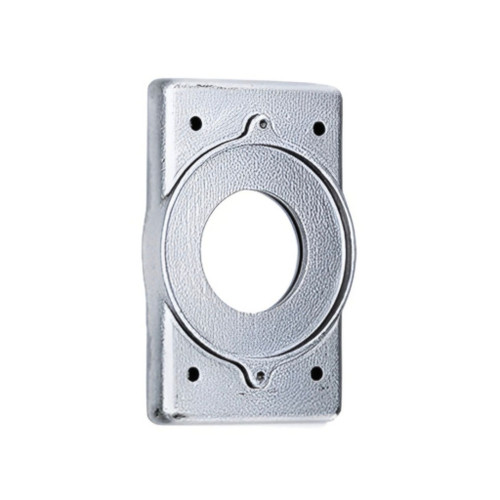 Bryant 20406 Aluminum Receptacle Wallplate Without Cover