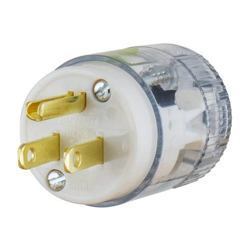 Bryant 8266T Hospital Grade Plug, NEMA 5-15P