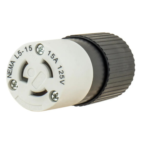 Bryant 4732NC Black/White Nylon Locking Connector