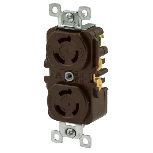 Bryant 70615DR NM Duplex Locking Receptacle