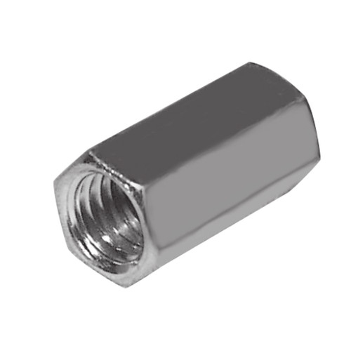 SEPCO 118R Straight Rod Coupling for Threaded Rod, Zinc-Plated Steel