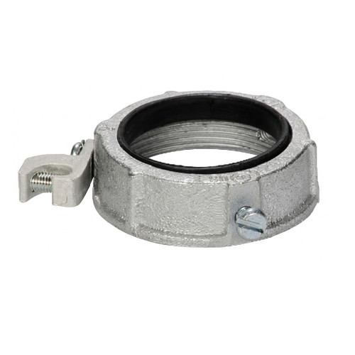 SEPCO 27BI4OL Insulated Grounding Bushing with Aluminum Lug, Zinc-Plated Malleable Iron, 3-Inch