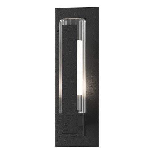 Hubbardton Forge HUB-307281 Vertical Bar Fluted Glass Small Outdoor Sconce