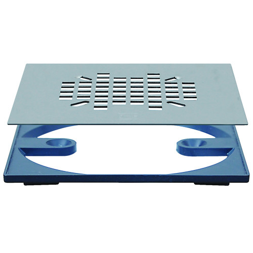 Sioux Chief 821-2QAS Round-to-Square Strainer Adapter, Stainless Steel