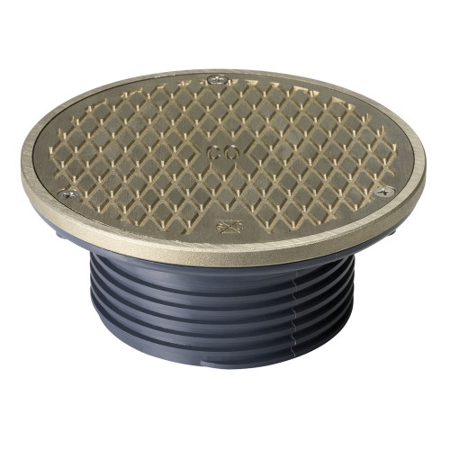 Sioux Chief 834-4HNR 4" ABS Cleanout Finish Head, Round