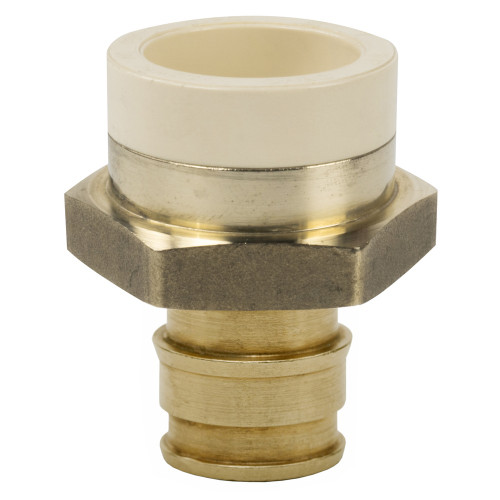 Sioux Chief 645WGC4 1" CPVC x 1" F1960 PEX No-Lead Coupling