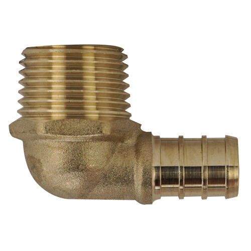 Sioux Chief 632XG222M 1/2" PEX x 1/2" MIP No-Lead Brass 90° Elbow