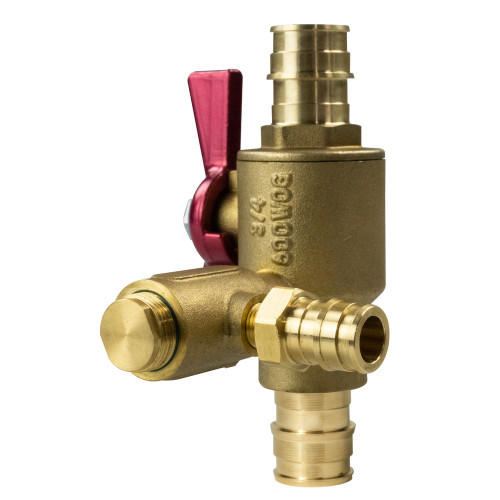 Sioux Chief 648WG3WRV 3/4" F1960 PEX Expansion Relief Valve, No-Lead DZR Brass