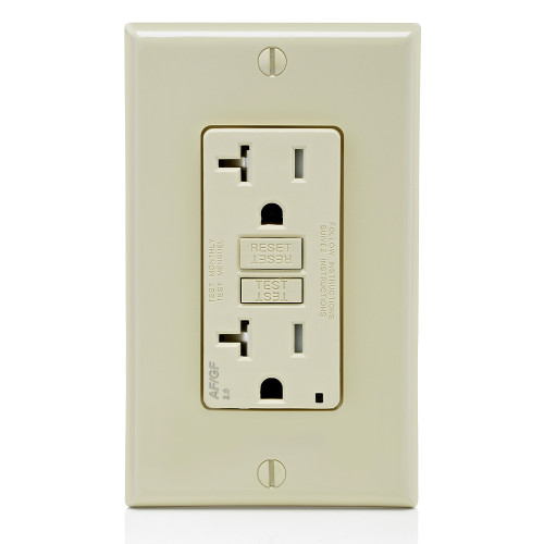 Leviton AGTR2 SmartlockPro Dual-Function AFCI/GFCI Tamper-Resistant Duplex Receptacle, 20-Amp