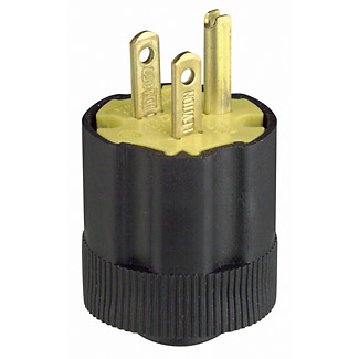 Leviton 113 Black Electrical Plug Connector