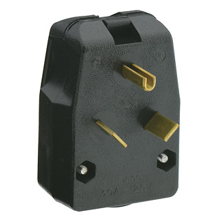 Leviton 830-T 30A 125V RV Male Plug