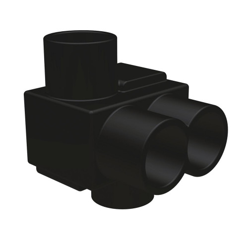 Burndy 1PLO202 UNITAP 2-Port Multi-Tap Connector, UV Rated Black