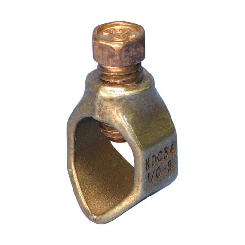 nVent CADDY HDC34 Silicon Bronze Ground Rod Clamp, 3/4-Inch