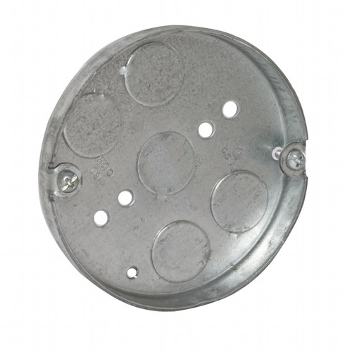 RACO 293 Drawn Steel 4 in. Round Ceiling Pan, 1/2 in. Deep