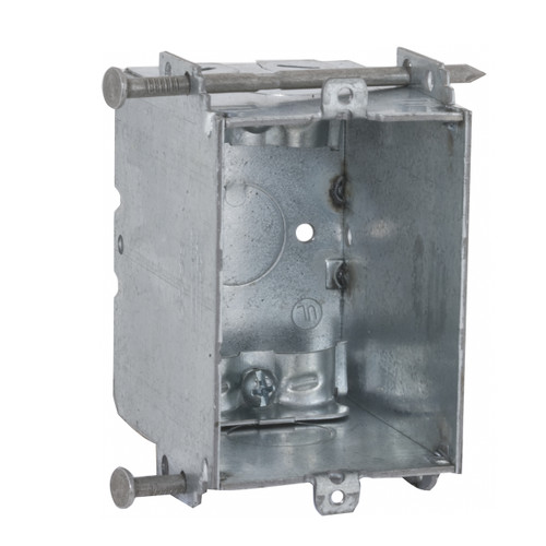 RACO 355 3 in. x 2 in. Steel Switch Box with NMSC Clamps