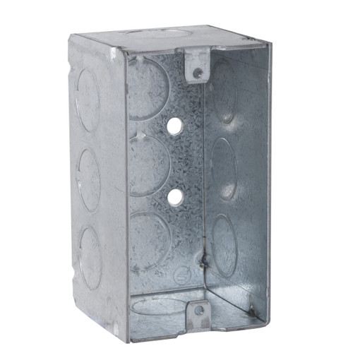 RACO 670RAC Welded Steel Handy Box, 4 in. x 2 in., 2-1/8 in. Deep