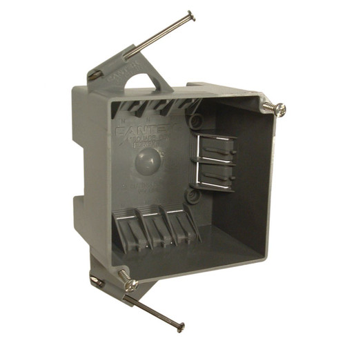 RACO 7232RAC 4 in. Square Nonmetallic Cable Box, 2-5/8 in. Deep, UL Listed