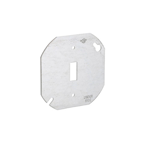 RACO 729 4 in. Flat Octagon Toggle Switch Cover