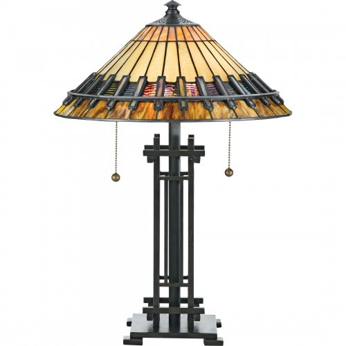 Quoizel QZL-TF489T Transitional Table Lamp Tiffany